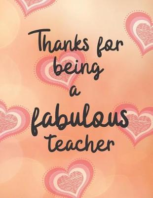 Book cover for Thanks for being a Fabulous Teacher