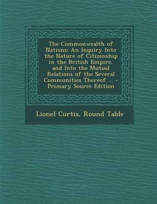 Book cover for The Commonwealth of Nations