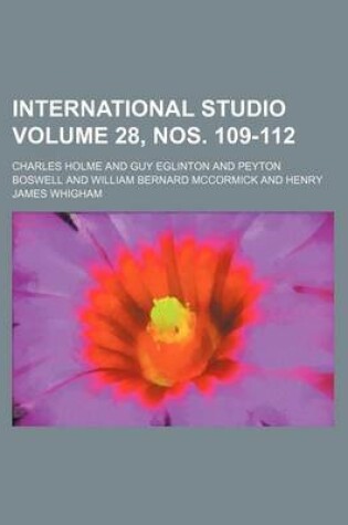 Cover of International Studio Volume 28, Nos. 109-112