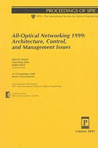 Cover of All-Optical Networking 1999: Architecture Control and Management Issues-