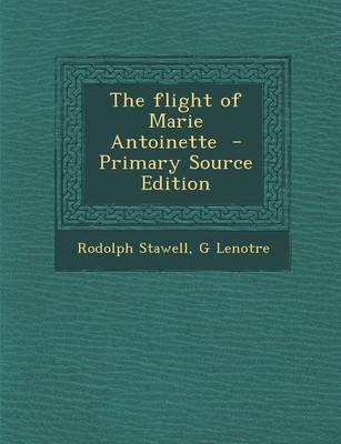Book cover for The Flight of Marie Antoinette