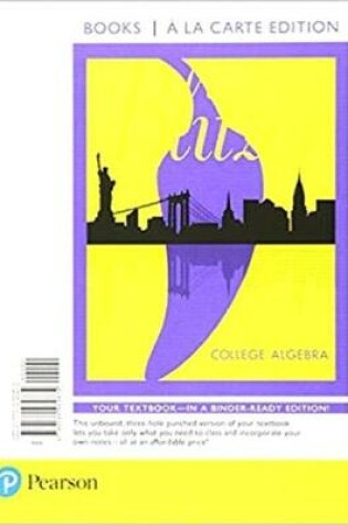 Cover of College Algebra, Books a la Carte Edition