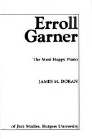 Cover of Erroll Garner