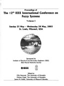 Cover of 2003 IEEE International Conference on Fuzzy Systems