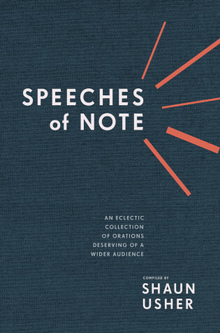 Cover of Speeches of Note