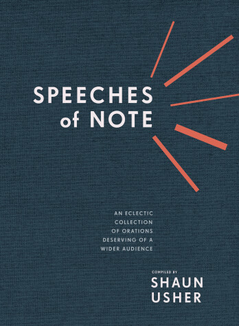 Book cover for Speeches of Note