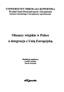 Book cover for Obszary Wiejskie W Polsce a Integracja Z Unia Europejska