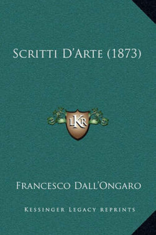 Cover of Scritti D'Arte (1873)