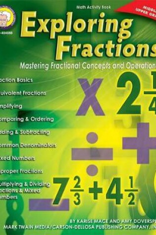 Cover of Exploring Fractions, Grades 6 - 12