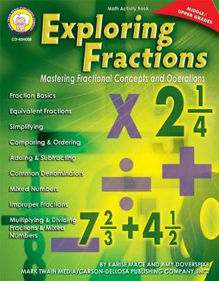 Book cover for Exploring Fractions, Grades 6 - 12
