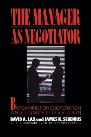 Cover of Manager as Negotiator