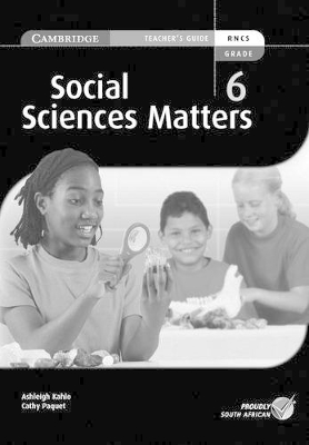 Book cover for Social Science Matters Grade 6 Teachers Guide