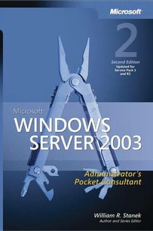 Cover of Microsoft(r) Windows Server 2003 Administrator's Pocket Consultant