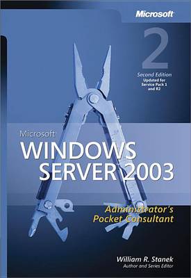 Book cover for Microsoft(r) Windows Server 2003 Administrator's Pocket Consultant