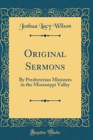 Cover of Original Sermons