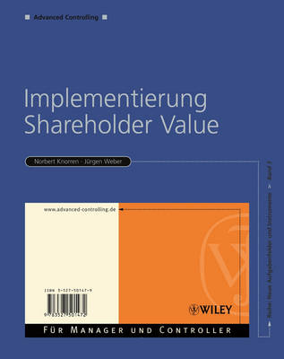 Book cover for Implementierung Shareholder-Value