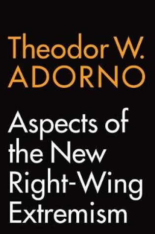 Cover of Aspects of the New Right–Wing Extremism