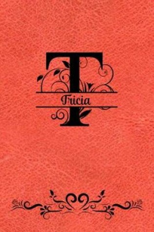 Cover of Split Letter Personalized Journal - Tricia
