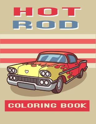 Book cover for Hot Rod Coloring Book