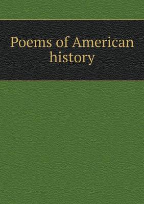 Book cover for Poems of American history