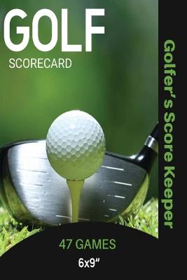 Book cover for Golf Scorecard Journal