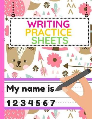 Book cover for Writing Practice Sheets