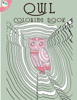 Book cover for Owl Coloring Book