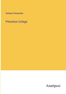 Book cover for Princeton College