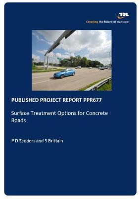 Book cover for Surface treatment options for concrete roads