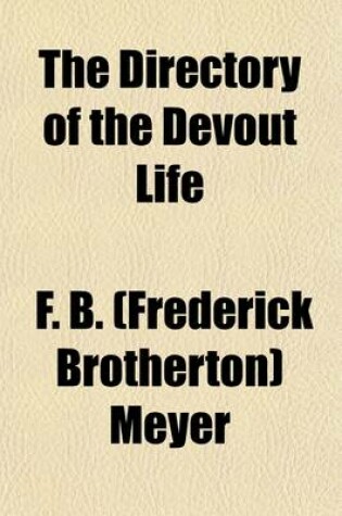 Cover of The Directory of the Devout Life