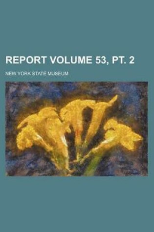 Cover of Report Volume 53, PT. 2