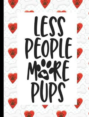 Book cover for Less People More Pups