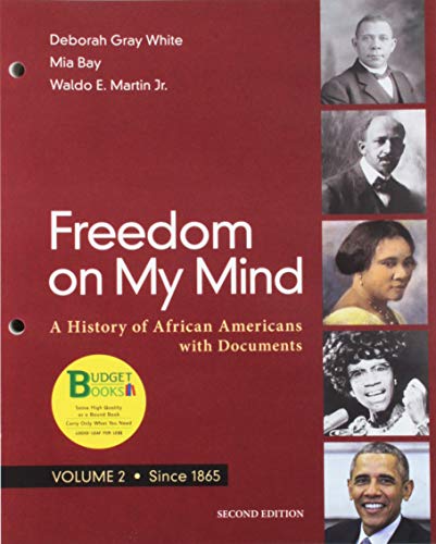 Book cover for Loose-Leaf Version for Freedom on My Mind, Volume 2