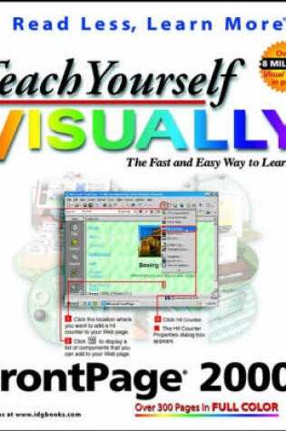 Cover of Teach Yourself FrontPage 2000 Visually