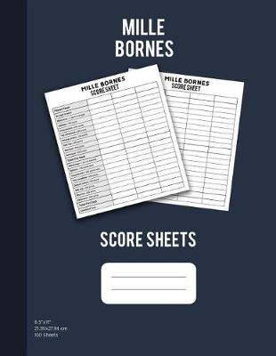 Book cover for Mille Bornes Scoresheets