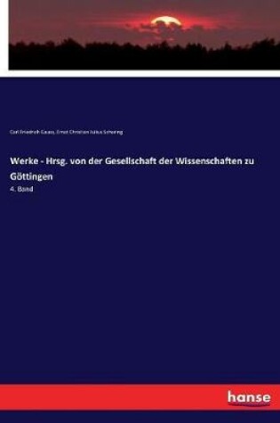 Cover of Werke - Hrsg. von der Gesellschaft der Wissenschaften zu Goettingen