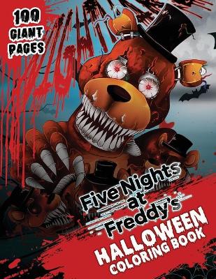 Book cover for Five nights at Freddy's Halloween Coloring Book