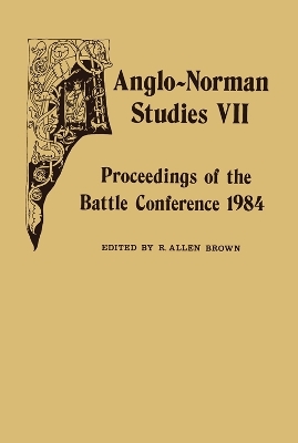 Book cover for Anglo-Norman Studies VII