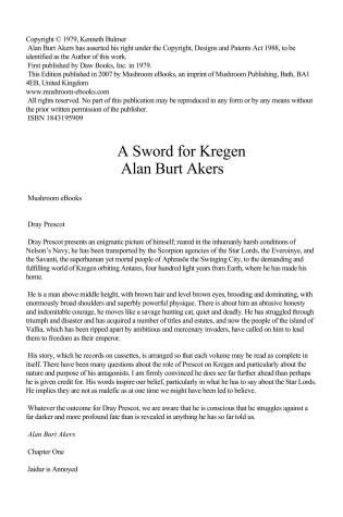 Cover of A Sword for Kregen