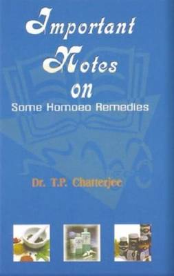 Book cover for Important Notes on Homeo Remedies