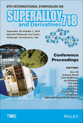 Book cover for 8th International Symposium on Superalloy 718 and Derivatives