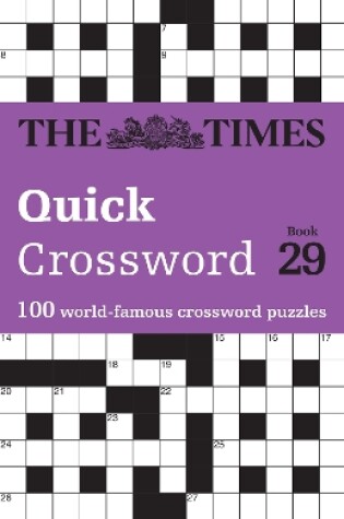 Cover of The Times Quick Crossword Book 29