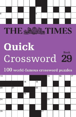 Book cover for The Times Quick Crossword Book 29