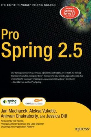 Cover of Pro Spring 2.5