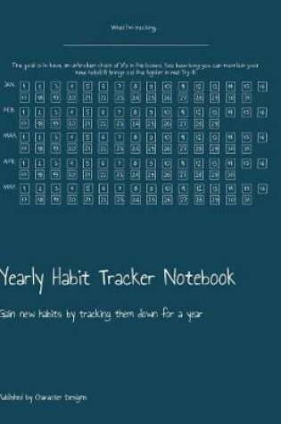 Cover of Yearly Habit Tracker Notebook