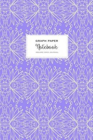 Cover of Graph Paper Notebook - Square Grid Journal - Lavender Grey