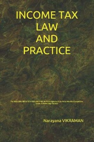 Cover of Income Tax Law and Practice