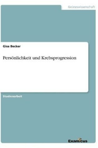 Cover of Persönlichkeit und Krebsprogression