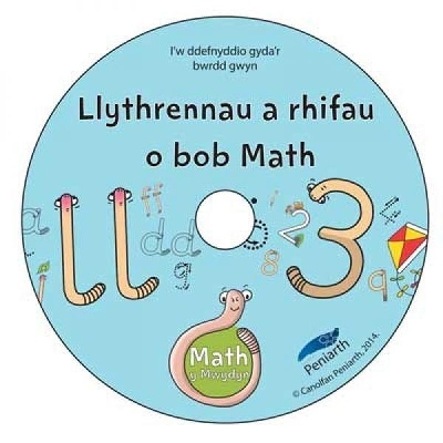 Book cover for Math y Mwydyn CD-ROM