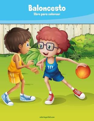 Book cover for Baloncesto libro para colorear 1